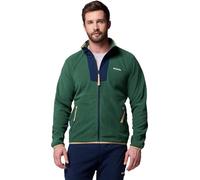 Columbia Men's Sequoia Grove Full Zip Fleece, Full Zip Fleece Jacket, Rain Forest, Collegiate Navy, L