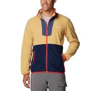 Columbia Men's Sequoia Grove Full Zip Fleece, Light Camel/Dark Mtn/Coll Navy/Spicy, M