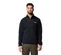 Columbia Men's Sequoia Grove Half Zip Fleece, Fleece Pull Over, Black, Large