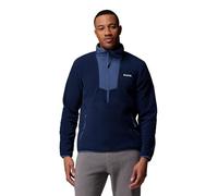 Columbia Men's Sequoia Grove Half Zip Fleece, Fleece Pull Over, Collegiate Navy/Dark Mountain, Medium