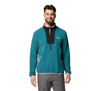 Columbia Men's Sequoia Grove Half Zip Fleece, River Blue/Black, S