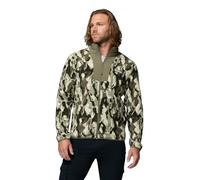 Columbia Mens Sequoia Grove Printed Full Zip Sweatshirt - Colour: 398 Stone Green Treebark - Size: Medium