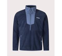 Columbia Men's Sequoia Grove Half Zip Fleece, Fleece Pull Over, Collegiate Navy/Dark Mountain, Small
