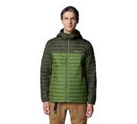 Columbia Men's Silver Falls 2 Hooded Jacket, Canteen/Greenscape, L