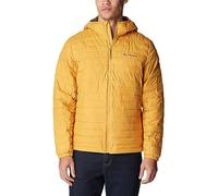 Columbia Men's Silver Falls Hooded Jacket, Hooded Puffer Jacket, Raw Honey, Size XL