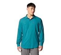 Columbia Mens Silver Ridge Utility Lite Long Sleeve Hiking Shirt, River Blue, X-Large
