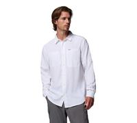 Columbia Men's Silver Ridge Utility Lite Long Sleeve Hiking Shirt, White, XL