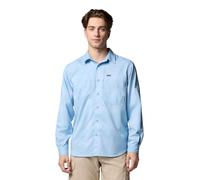 Columbia Men's Silver Ridge Utility Lite Plaid Long Sleeve, Ripple Blue Large Blur Check, Large