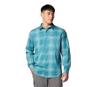 Columbia Men's Silver Ridge Utility Lite Plaid Long Sleeve, River Blue Large Blur Check, XL