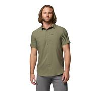 Columbia Men's Silver Ridge Utility Lite Short Sleeve Hiking Shirt, Stone Green, Medium
