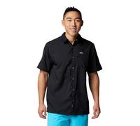 Columbia Men's Slack Tide Camp Shirt, Short Sleeve Shirt, Black, M