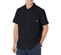 Columbia Men's Slack Tide Camp Shirt, Short Sleeve Shirt, Black, XXL