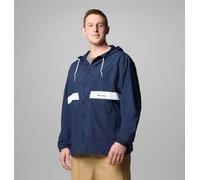 Columbia - Men's Spire Valley™ Hooded Windbreaker - Extended Size - Collegiate Navy, White Size 3X Men