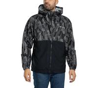 Columbia Mens Spire Valley Windbreaker Softshell Jacket Black Print L