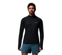 Columbia Men's Stealth Spring Long Sleeve Half Zip Tee, Long Sleeve T-Shirt, Black, XX-Large