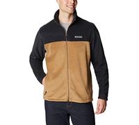 Columbia Men's Steens Mountain Full Zip 2.0, Full Zip Fleece Jacket, Black/Delta, Small