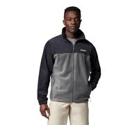 Columbia Men's Steens Mountain Full Zip 2.0 Full Zip Fleece Jacket, Black x Grill, Size S