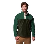 Columbia Men's Steens Mountain Half Snap 2, Fleece Pull Over, Greenscape/Rain Forest, L
