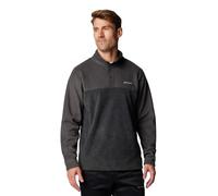 Columbia Men's Steens Mountain Half Snap II, Charcoal Heather/Shark, L Tall