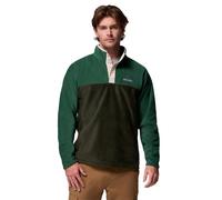 Columbia Men's Steens Mountain Half Snap 2, Fleece Pull Over, Greenscape/Rain Forest, XL
