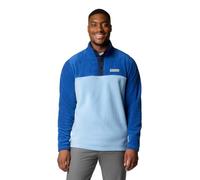 Columbia Sportswear Men's Steens Mountain Half-Snap Pullover Jacket – Ripple Blue/MTN Blue, XS