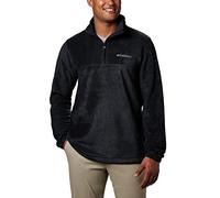 Columbia Men's Steens Mountain Half Zip Fleece Jacket, Black, 4X-Large