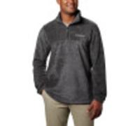Columbia Men's Steens Mountain Half Zip, Fleece Pull Over, Charcoal Heather, M