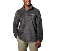 Columbia Men's Steens Mountain Half Zip, Fleece Pull Over, Charcoal Heather, XL