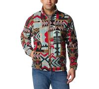 Columbia Men's Steens Mountain Printed Jacket Fleece Pullover, Delta Pathways Print, S