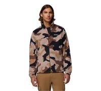 Columbia Men's Steens Mountain Printed Jacket, Full Zip Fleece Jacket, Tobacco Mod Camo, XL