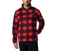 Columbia Men's Steens Mountain Printed Jacket, Mountain Red Check Print, XL