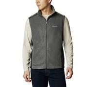 Columbia Men's Steens Mountain Vest, Fleece Gilet Vest, Grill/Black, XXL