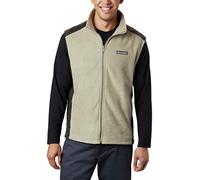 Columbia Men's Steens Mountain Vest Fleece, Tusk/Buffalo, 2X Tall
