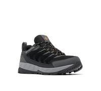 Columbia Men's Strata Trail Low WP, Low Rise Trekking and Hiking Shoes, Black/Elk, 10 Regular