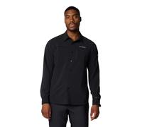 Columbia Men's Summit Valley Woven Long Sleeve Shirt, Black, Medium
