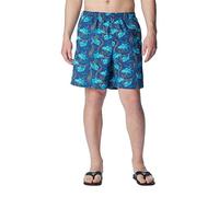 Columbia Men's Super Backcast Water Short, Carbon Ballybait Print, Large