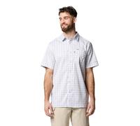 Columbia Men's Super Slack Tide™ Camp Shirt, Cool Grey Palaka Grid, Large