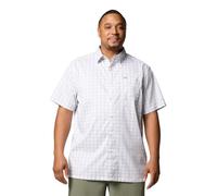 Columbia Men's Super Slack Tide™ Camp Shirt, Cool Grey Palaka Grid, XXL