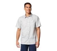 Columbia Men's Super Slack Tide™ Camp Shirt, Cool Grey Texas Time, 4X Tall