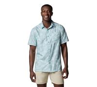 Columbia Men's Super Slack Tide Camp Shirt, Crushed Blue Floridays, Large