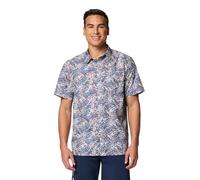 Columbia Men's Super Slack Tide™ Camp Shirt, Nocturnal Marlin Palms, 3X