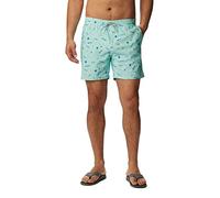 Columbia Men's Super Slack Tide Hybrid Water Short Hiking, Gulf Stream Boozy Bobbers, Medium/6" Inseam