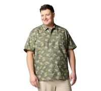 Columbia Men's Super Tamiami Long Sleeve Shirt, Cypress Freshfish, 2X