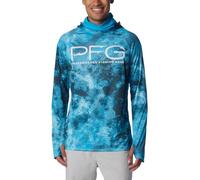 Columbia Men's Super Terminal Tackle Vent Hoodie, Ocean Blue Deepwaters Camo, Medium