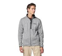 Columbia Men's Sweater Weather Full Zip, Full Zip Fleece Jacket, City Grey Heather, X-Large