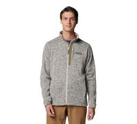 Columbia Men's Sweater Weather Full Zip, Full Zip Fleece Jacket, Dark Stone Heather, L