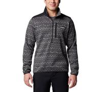 Columbia Men's Sweater Weather Printed Half Zip 2, Shark Madras Tonal, S