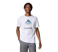 Columbia for man. 1888813114 Rapid Ridge T-shirt white (L), Casual, Short sleeve, Organic Cotton, Sustainable