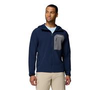 Columbia Men's Tall Heights 3 Hooded Softshell, Softshell Jacket, Collegiate Navy/City Grey, X-Large