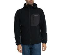Columbia Men's Tall Heights 3 Hooded Softshell, Softshell Jacket, Black, Medium